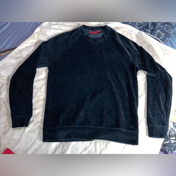 Hugo Boss Velour Sweatshirt - Picture 1 of 9